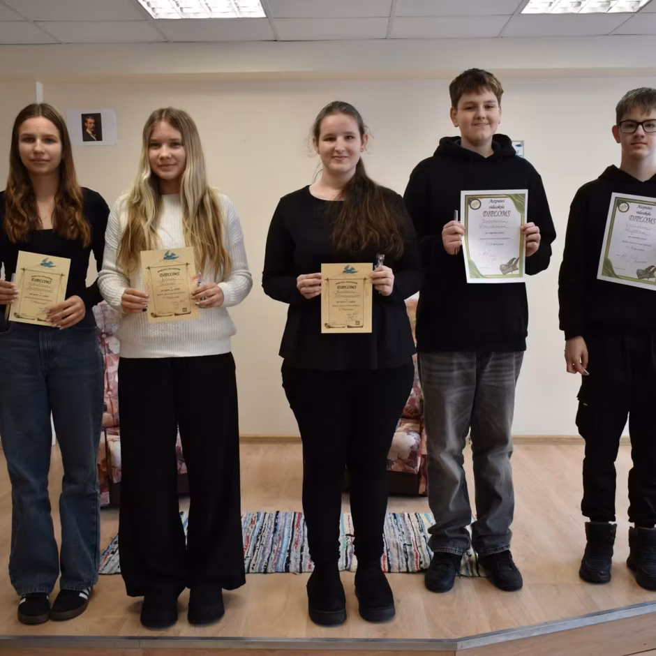 Konkursa dalībnieki no 7.-9.klasēm